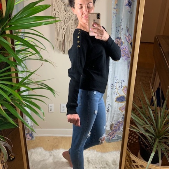 NWT • Express • Boatneck Ribbed Dolman Sweater • S - Picture 3 of 11